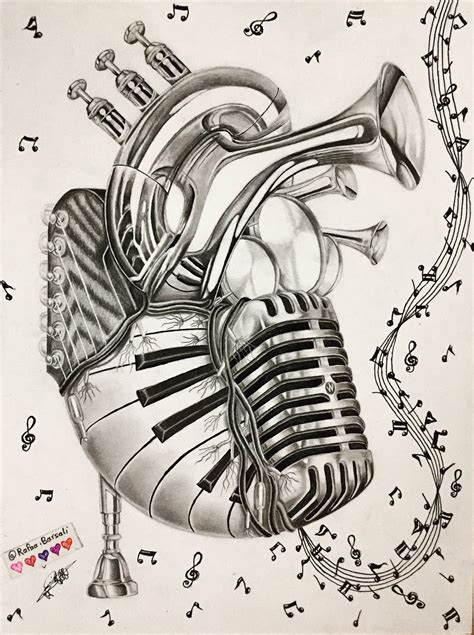 Art of music | Music art drawing, Music notes art, Music drawings