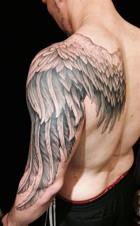 Wing Tattoos for Men | Tattoos, Mens shoulder tattoo, Wing tattoos on back