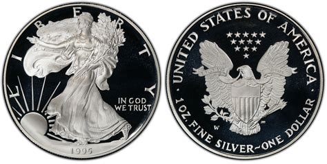 1995-W $1 Silver Eagle, DCAM (Proof) Silver Eagles - PCGS CoinFacts