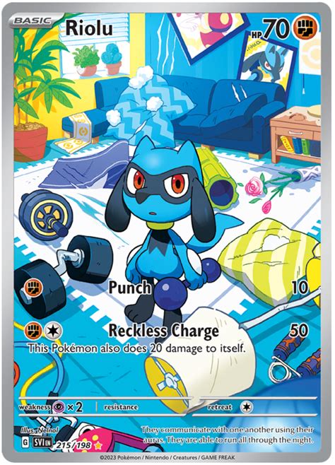 Riolu - Scarlet & Violet #215 Pokemon Card