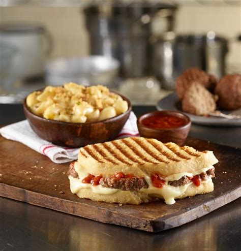 Sliced Meatball Panini - a signature sandwich from Corner Bakery Cafe | Bakery cafe, Bakery ...