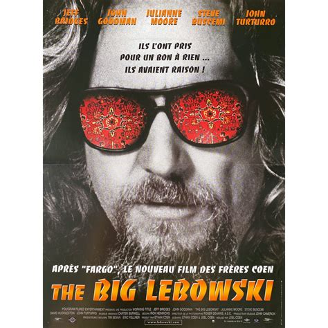 THE BIG LEBOWSKI French Movie Poster - 15x21 in. - 1998