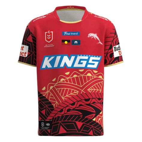 Dolphins Mens Indigenous Rugby Jersey 2023