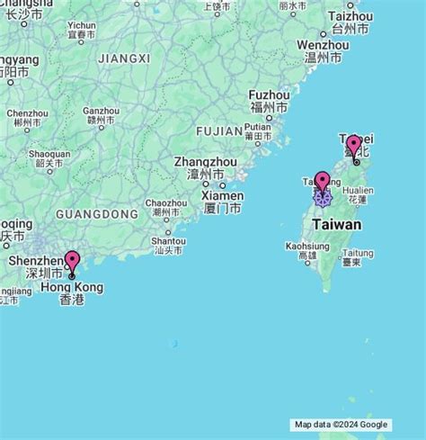 Taiwan - Google My Maps