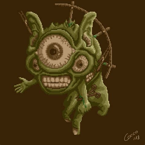 64x64 Pixel Art: Grotesque Surreal Creature 7 | OpenGameArt.org