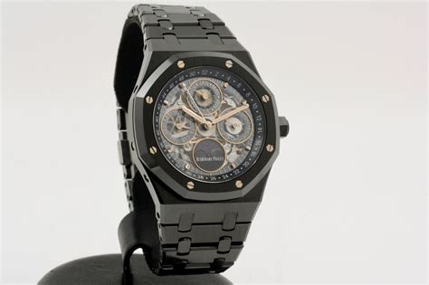 Audemars Piguet Royal Oak Perpetual Calendar Skeleton Open Worked Black Ceramic - IN STOCK ...