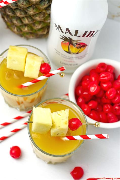 Pineapple Rum Punch Recipe - ZEN AND HONEY