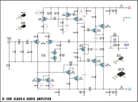 Power amplifier schematic details identification - Electrical Engineering Stack Exchange