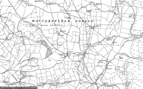 Old Maps of Macclesfield Forest, Cheshire - Francis Frith