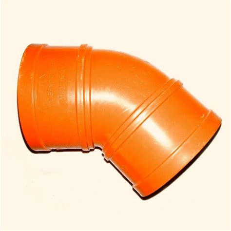 PVC ORANGE SANITARY ELBOW 4" X 45° (1/8bend) ATLANTA/EMERALD | Lazada PH