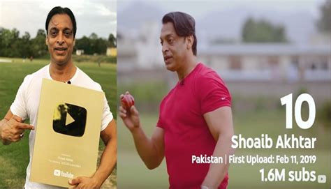 Shoaib Akhtar among top content creators in the world on YouTube Rewind ...