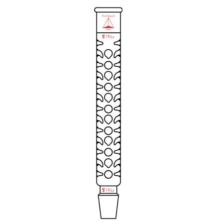 Distilling Column, Vigreux, Micro Scale (PG-9134) - Prism Research Glass