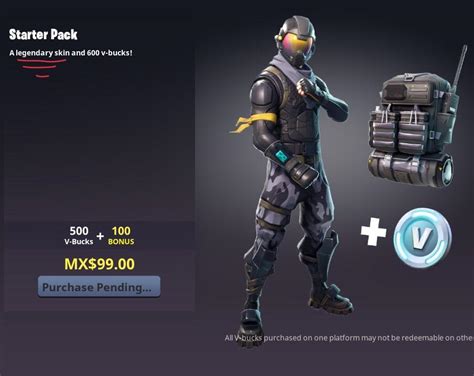 Fortnite mobile has a misleading starter pack skin description - and i still bought it : r ...