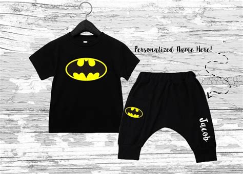 Batman Birthday boy Outfit Batman boy pant set Batman | Etsy