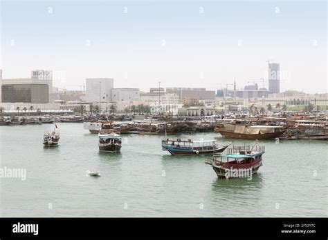 Corniche and Skyline, Doha, Qatar Stock Photo - Alamy