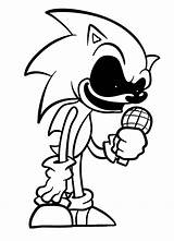 Sonic Exe Coloring Pages Printable For Free Download sketch template