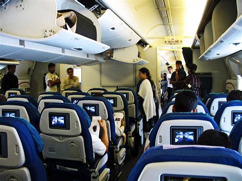 Stock Pictures: Inside of an Aeroplane