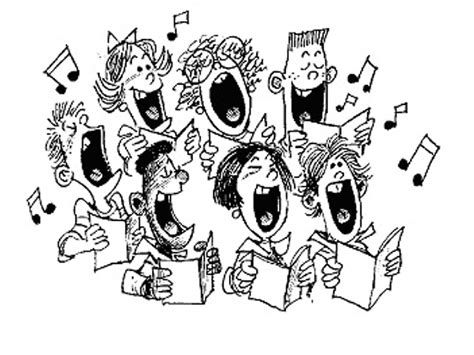 church choir clipart _ Church Choir Singing Clip Art