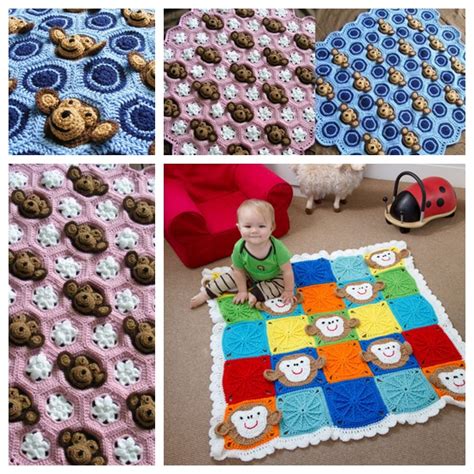 crochet monkey blanket pattern- wonderfuldiy - WonderfulDIY.com