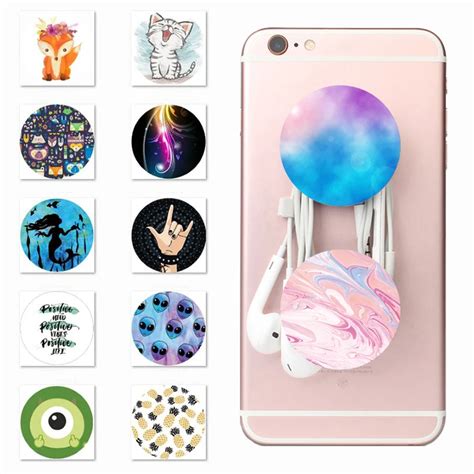 Lazy Pop Socket Phone PopSocket Holder Multi Function Expanding Cell ...