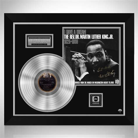 Martin Luther King Jr I Have a Dream Limited Signature Edition Platinum ...