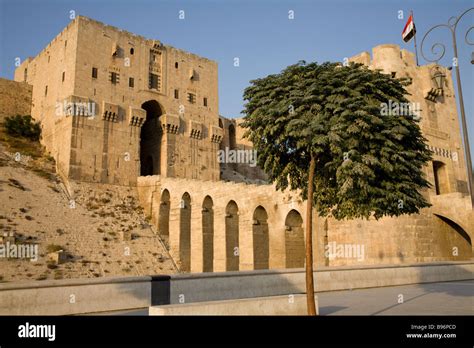 The citadel of Aleppo, Syria Stock Photo - Alamy