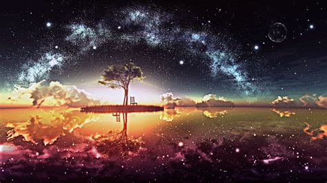 Night Paradise Wallpaper [1920 × 1080] : wallpaper