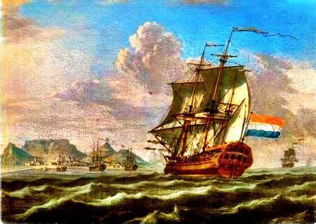 Image result for jan van riebeeck ships | Ship paintings, Painting, Art