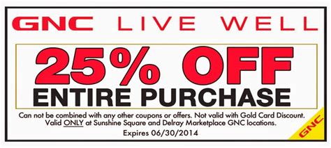 Shop Boynton Beach: GNC Coupons