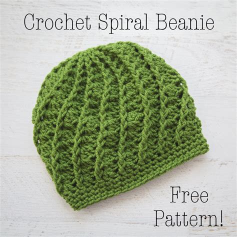 Crochet Spiral Beanie – Free Crochet Pattern » Loganberry Handmade