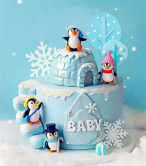 Penguin Complete Birthday Party Package, Girl Penguin Birthday, Winter ...