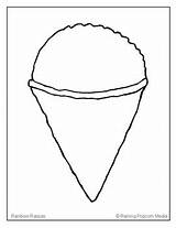 Raspas Snow Cone Coloring Page By Raining Popcorn  TpT sketch template