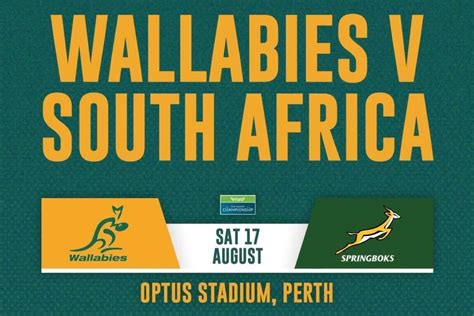 Wallabies v South Africa - Perth is OK!