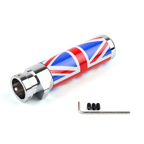 Mini Cooper Union Jack UK Flag Handle Hand Brake Emergency Cover Trim, Red Blue | Red and blue ...