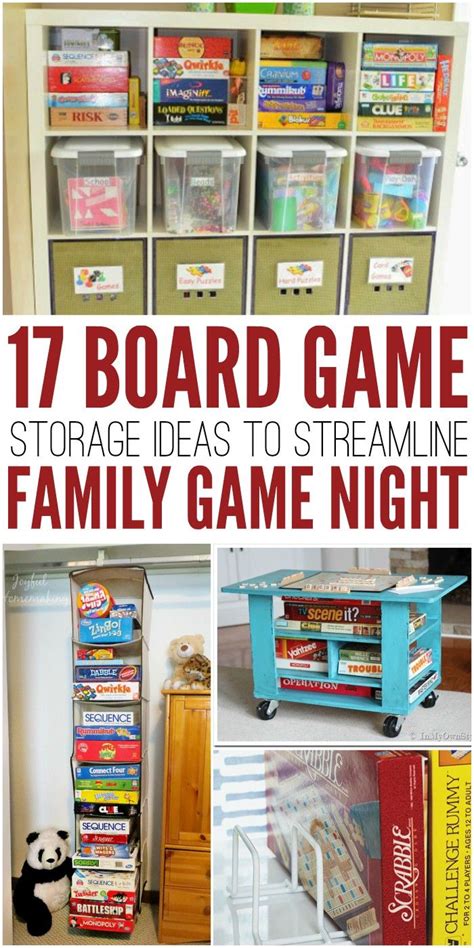 17 Board Game Storage Ideas to Streamline Family Game Night | Board ...