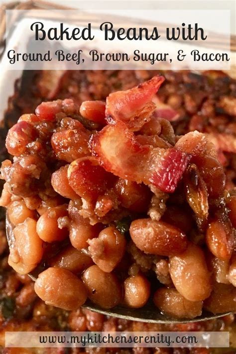 Hearty, sweet and savory baked beans is easy to put together! It is a perfect side dish for a ...