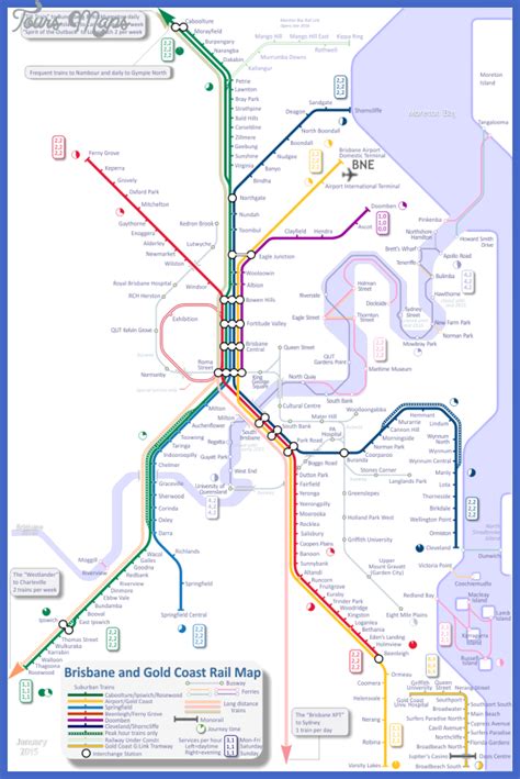 Brisbane Metro Map - ToursMaps.com