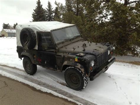 Find used Extremely rare Land Rover Defender “Wolf” edition (UK army ...