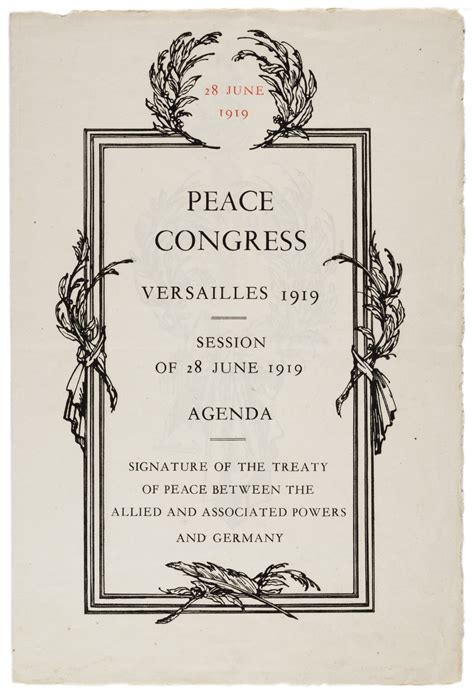 Treaty of Versailles and President Wilson, 1919 and 1921 | Gilder ...