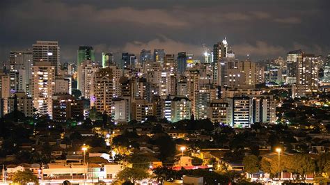 1366x768px | free download | HD wallpaper: Night time City Skyline of Sao Paulo, Brazil ...