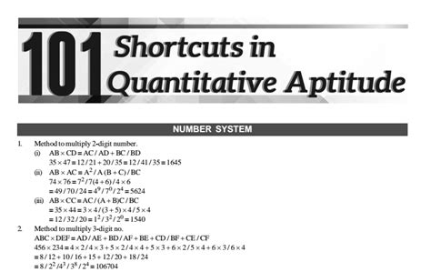 qmath: 101 Maths Tricks Too Shortcuts (Section Wise) Pdf Download