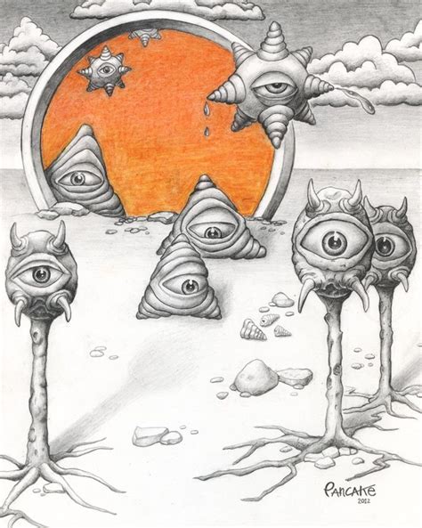 Creatures from the psychedelic portal by Pancake. | Psychedelic drawings, Drawings, Art sketchbook