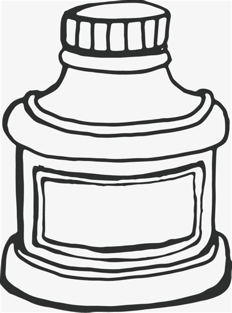 Simple Ink Bottle Drawing - Popular Century