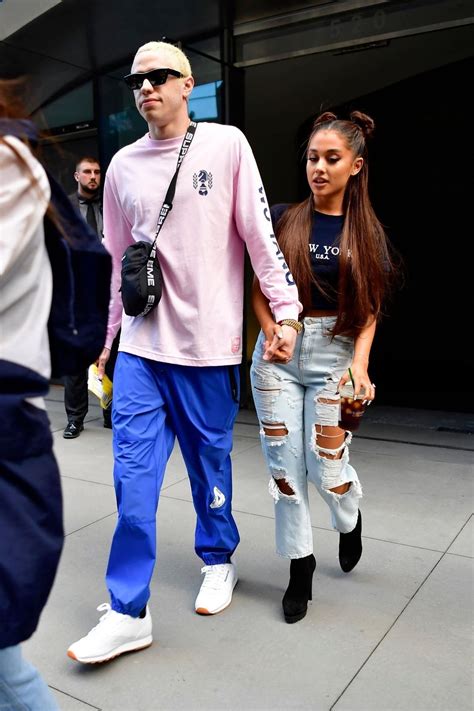 Ariana Grande and Pete Davidson - Heading to Her Concert in New York • CelebMafia