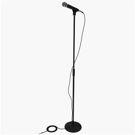 Microphone With Stand - ClipArt Best