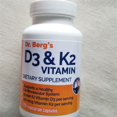 Dr Berg'S D3 & K2 Vitamin Dietary Supplement - 1Source