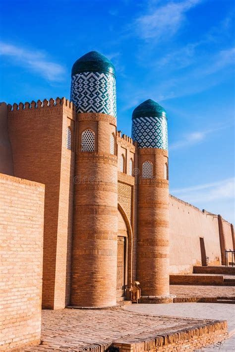 Historic Architecture of Khiva, Uzbekistan Stock Image - Image of trip ...