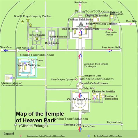 Temple Of Heaven Map