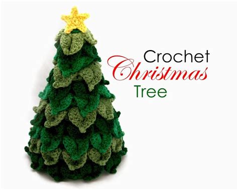 Little Abbee: O' Crochet Christmas Tree! Crochet TUTORIAL - uses the Crocodile Stitch Crochet ...