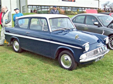 Ford Anglia Super 123E (Blue w/ White Accents) | Ford anglia, British cars, Ford motor